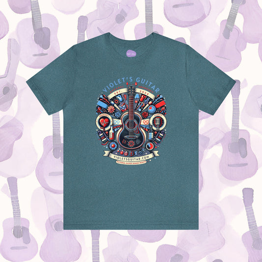 Violet's Guitar Commemorative Launch Tee