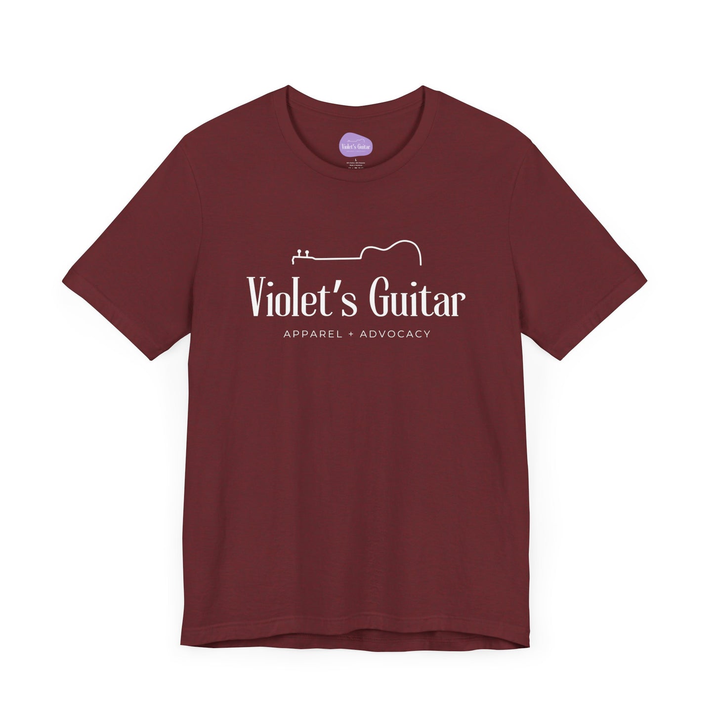 Finished half guitar logo