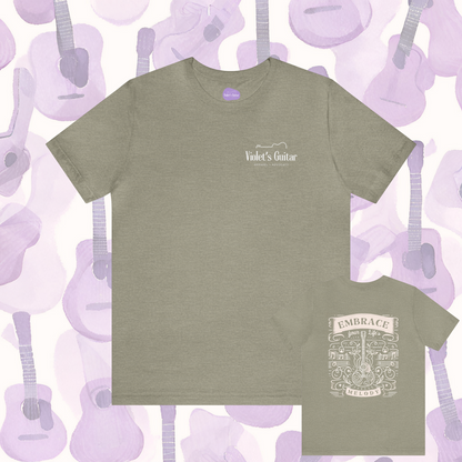 Embrace Your Life's Melody - Violet's Guitar Brand Tee