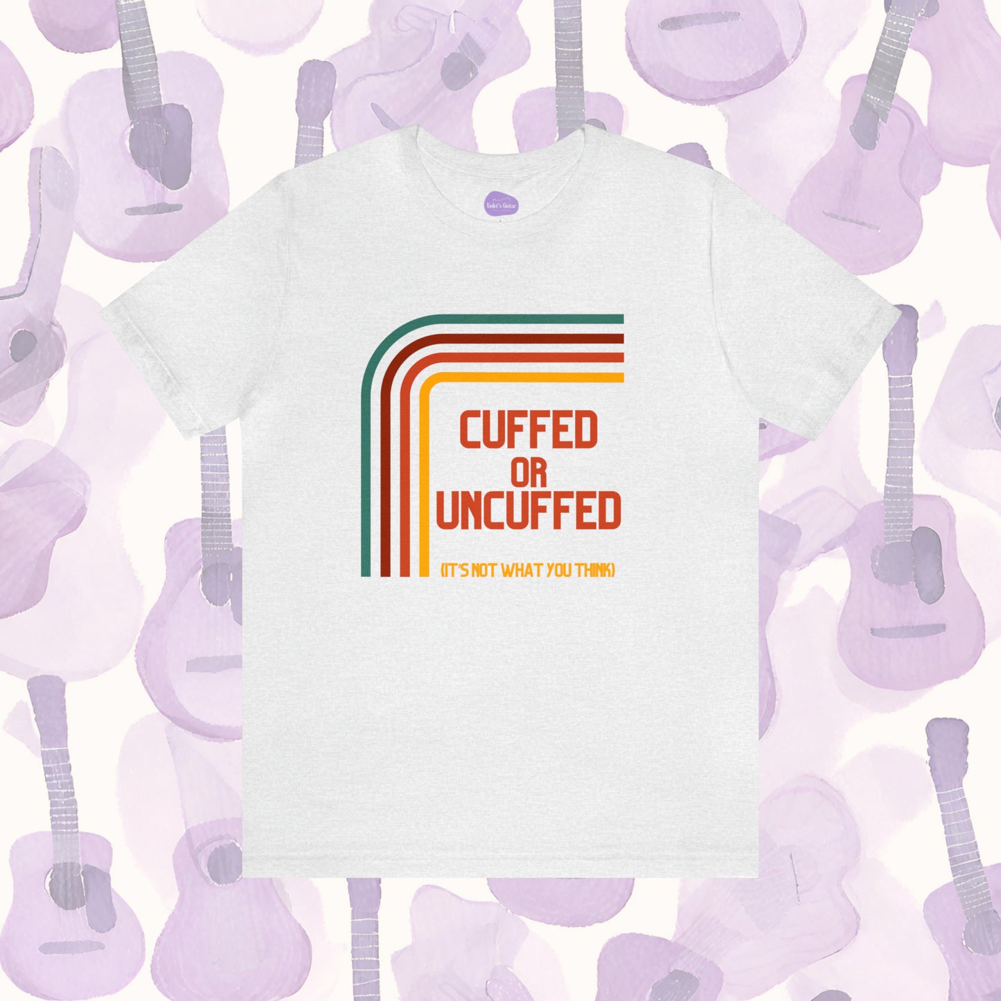 Cheeky Comfort for Trach Moms: 'Cuffed or Uncuffed' Retro Tshirt