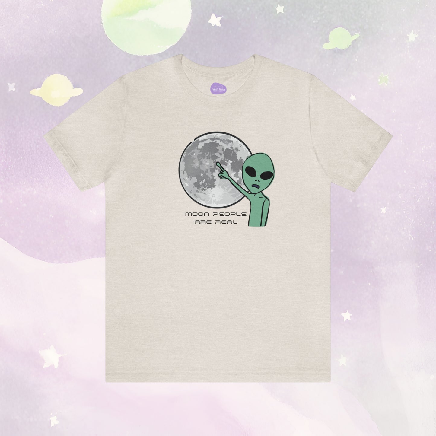 Lunar Whimsey: 'Moon People are Real' Tee