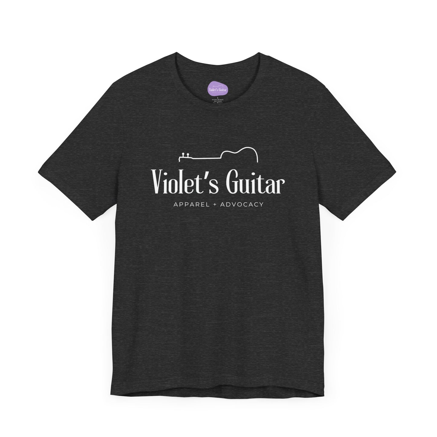 Finished half guitar logo