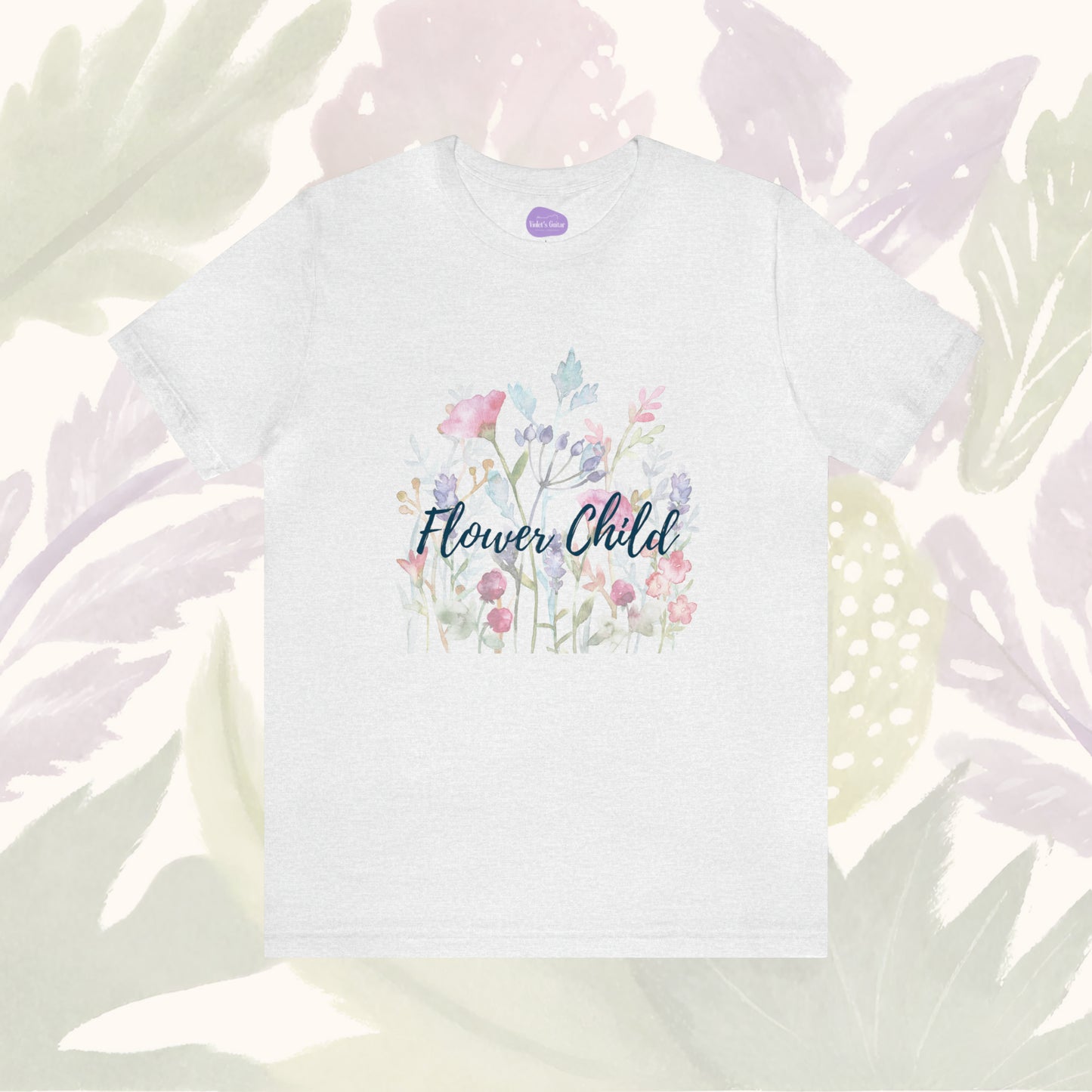 Blossom in Style: Flower Child Delicate T-Shirt