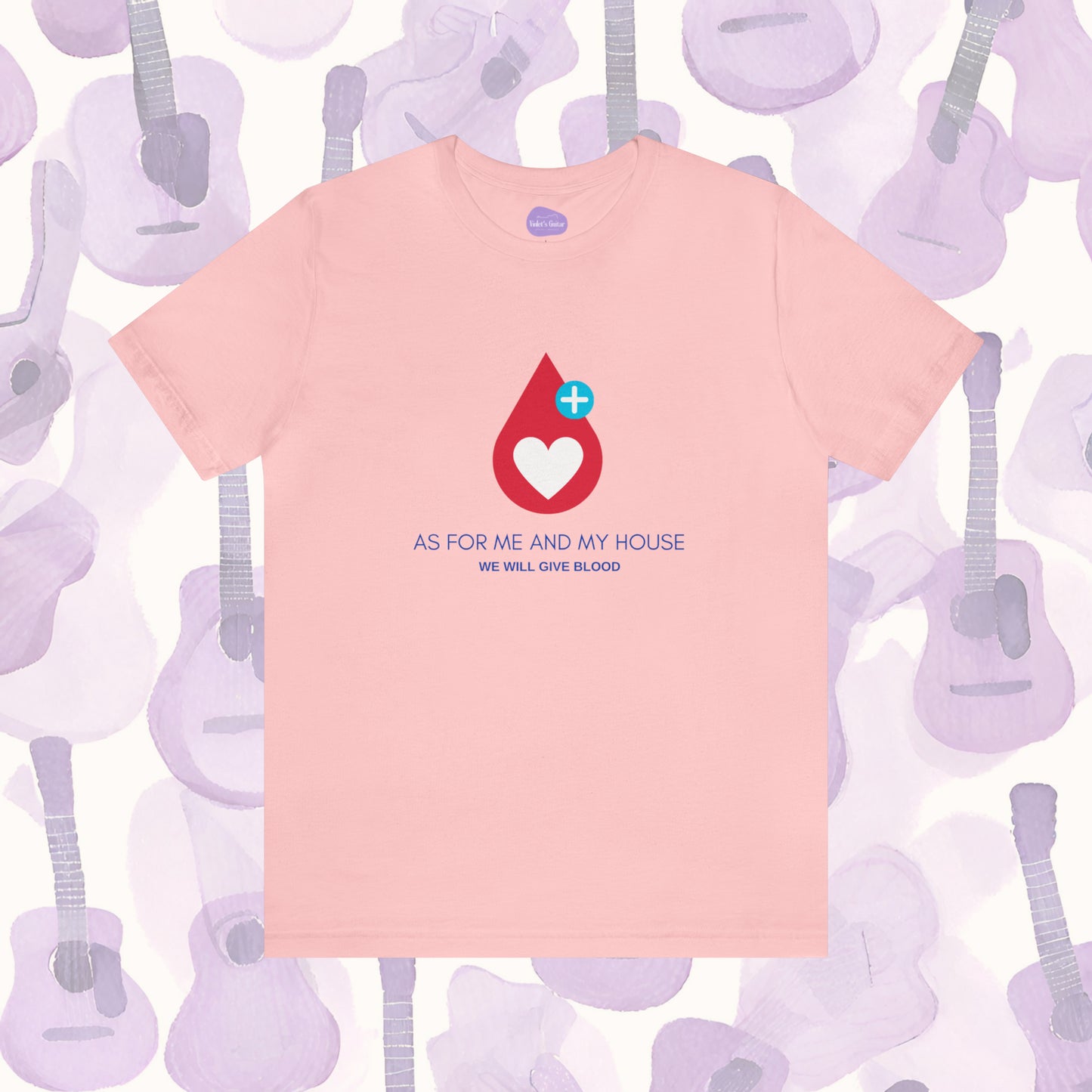 House of Heroes: 'As for Me and My House, We Will Donate Blood' Blood Donor Tee