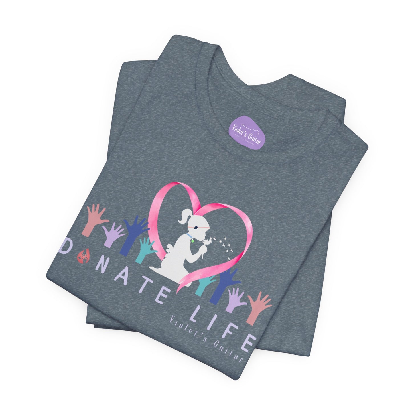 "Donate Life" Inspiring T-Shirt with Heartfelt Graphic Design