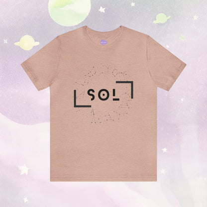 Celestial Elegance: 'SOL' Constellation T-Shirt