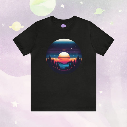 Twilight Tranquility Graphic Tee - Embrace the Calm of Dusk