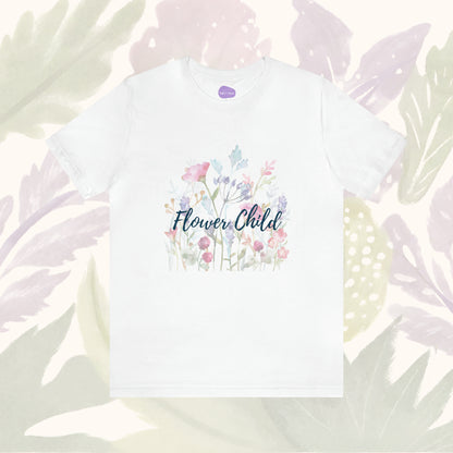 Blossom in Style: Flower Child Delicate T-Shirt