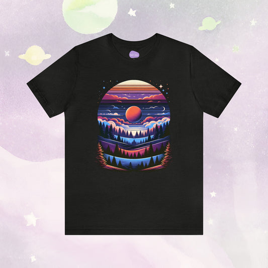 Twilight Serenity Graphic Tee - Dusks Canvas