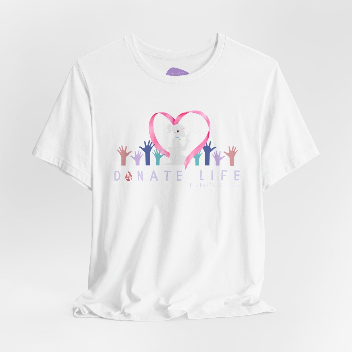 "Donate Life" Inspiring T-Shirt with Heartfelt Graphic Design