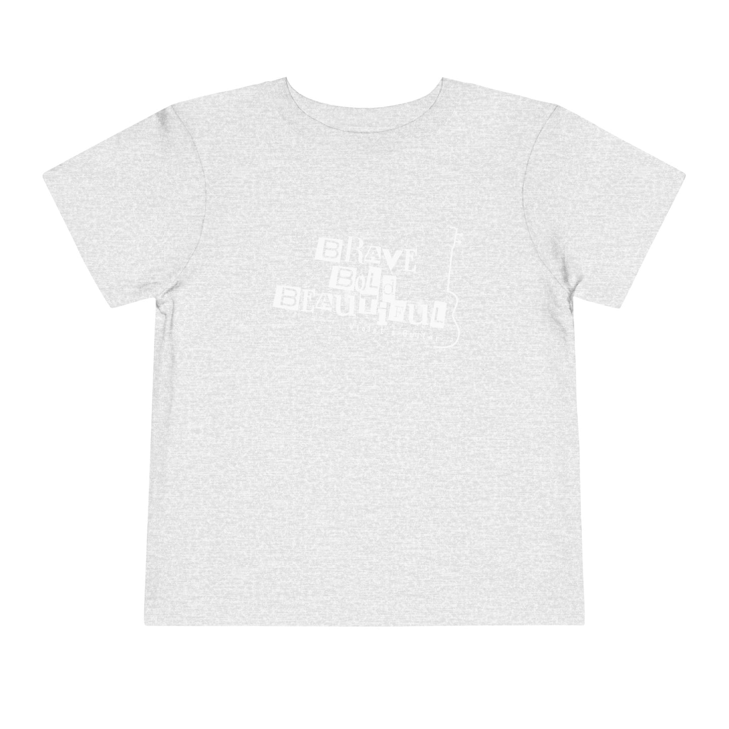 Toddler "Brave, Bold & Beautiful" Guitar Tee