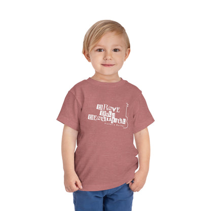 Toddler "Brave, Bold & Beautiful" Guitar Tee