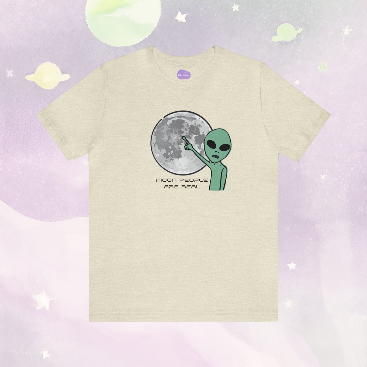 Lunar Whimsey: 'Moon People are Real' Tee