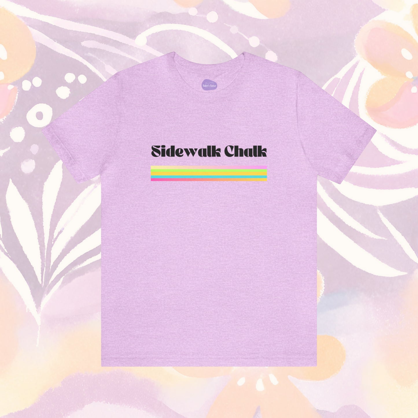 Nostalgic Vibes: Sidewalk Chalk Retro T-Shirt