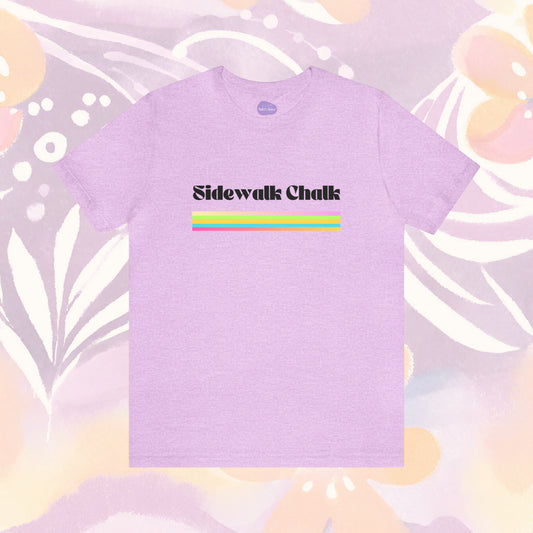 Nostalgic Vibes: Sidewalk Chalk Retro T-Shirt