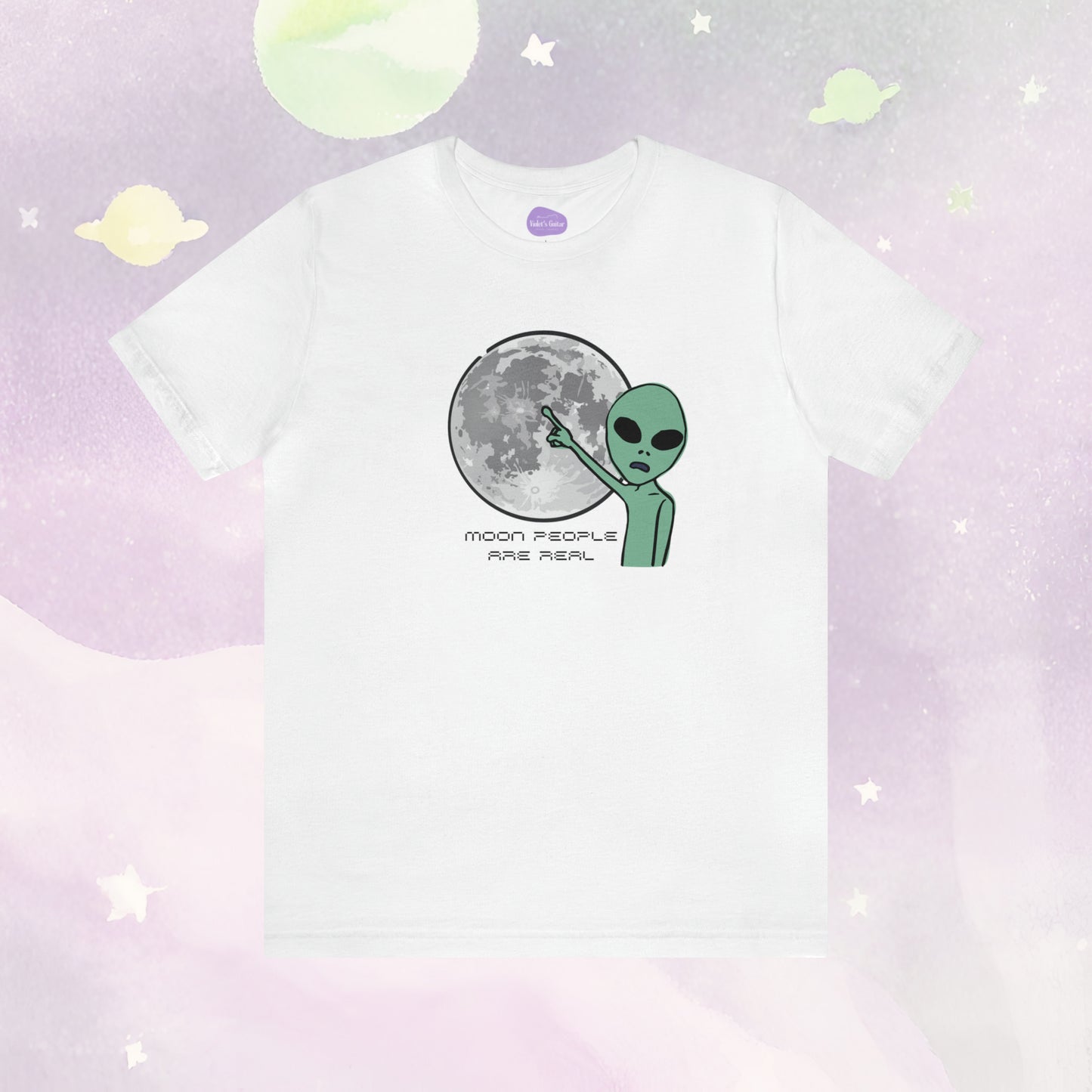 Lunar Whimsey: 'Moon People are Real' Tee