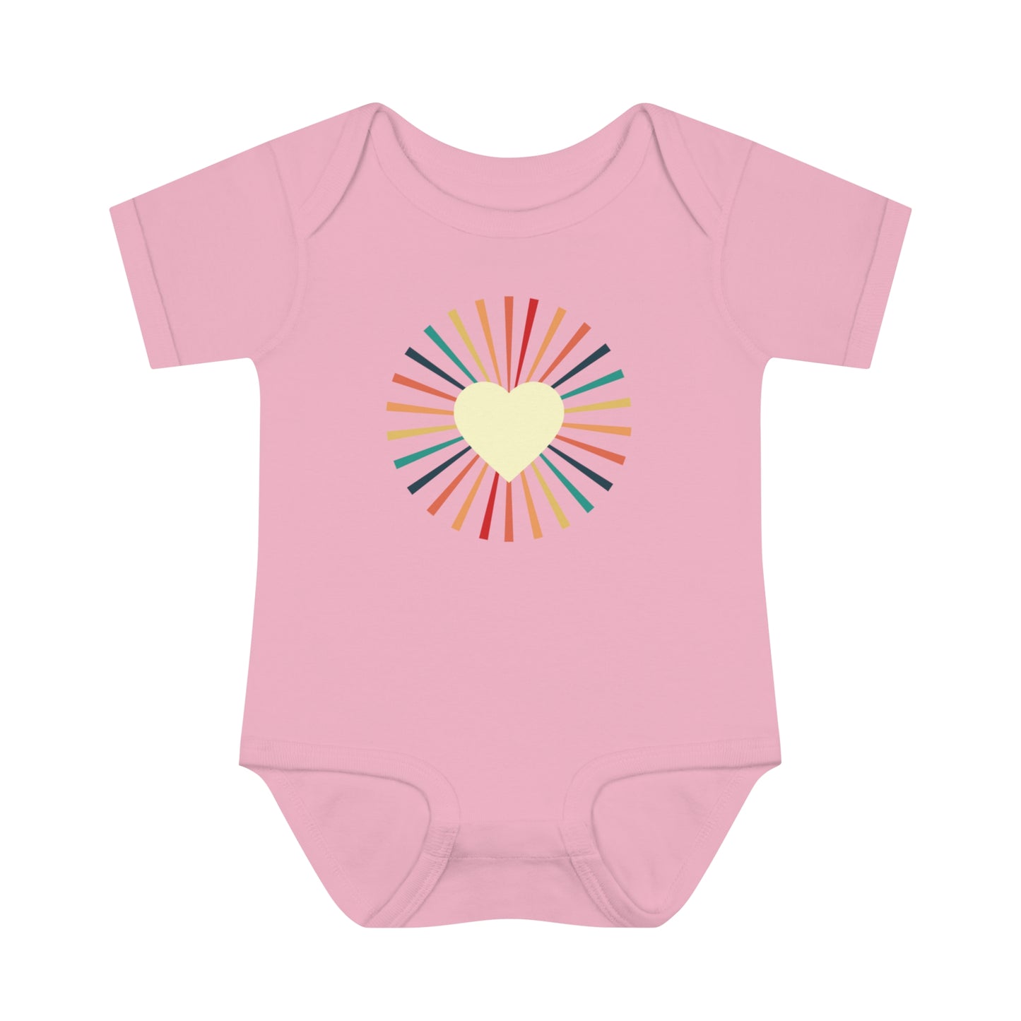 Tiny Heartbeats: 'Heart of the Sun' Retro Onesie