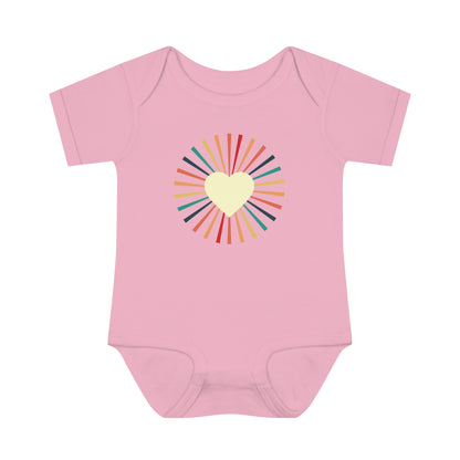 Tiny Heartbeats: 'Heart of the Sun' Retro Onesie