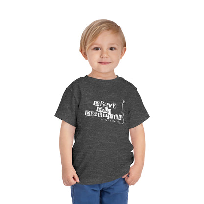 Toddler "Brave, Bold & Beautiful" Guitar Tee