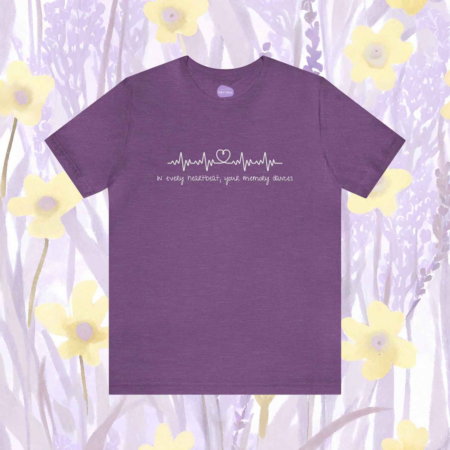 Whispers of the Heart: Heartbeat Harmony Tee