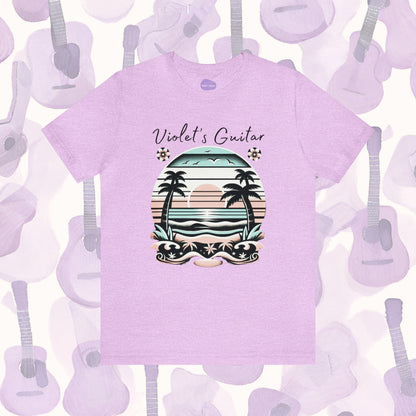 Tropical Escape: 'Violet's Guitar' Brand Tee