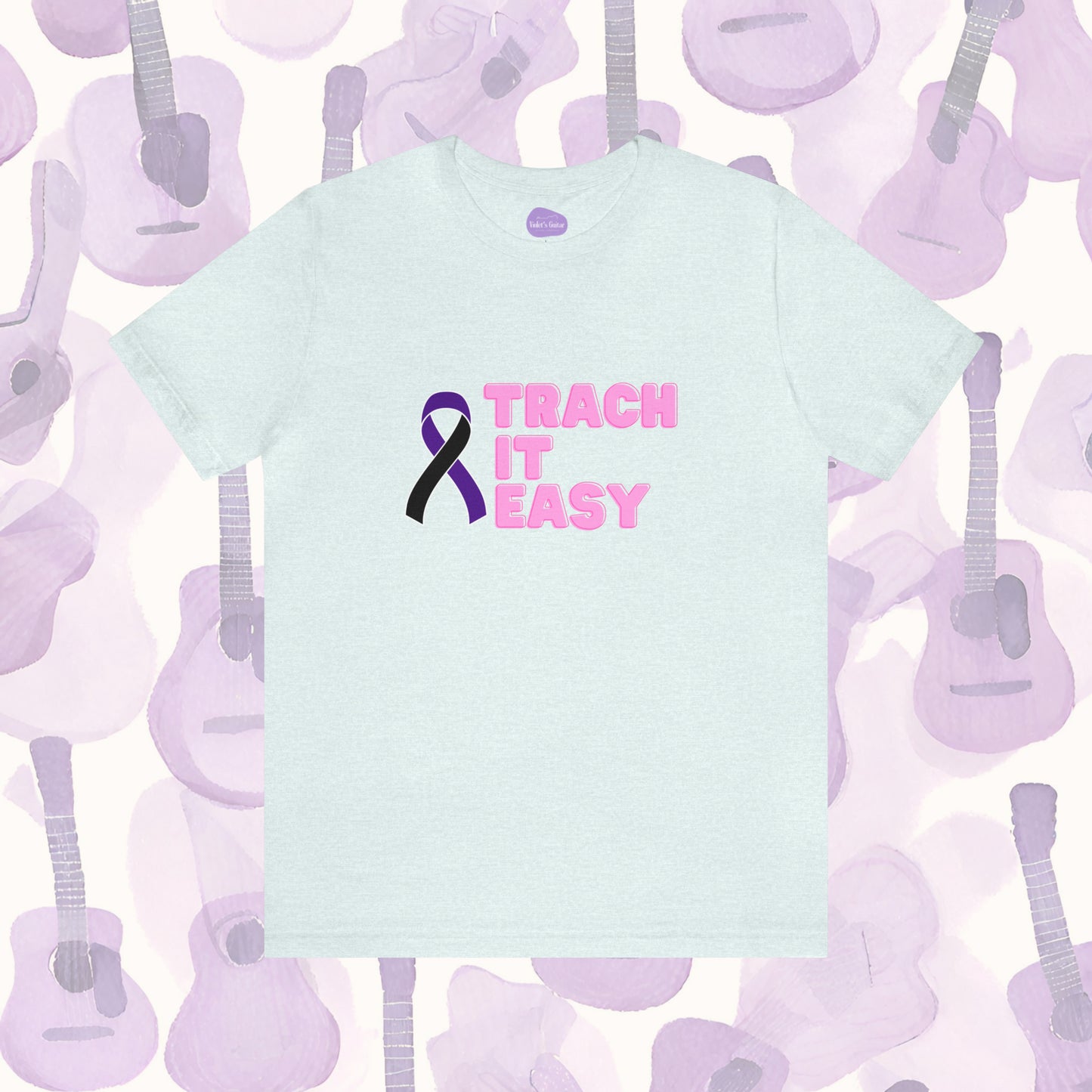 Breathe Easy, Live Bold: 'Trach It Easy' Tracheostomy Ribbon Tee