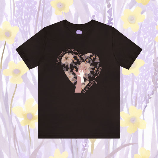 Embrace of Remembrance: Heartfelt Memorial Tee