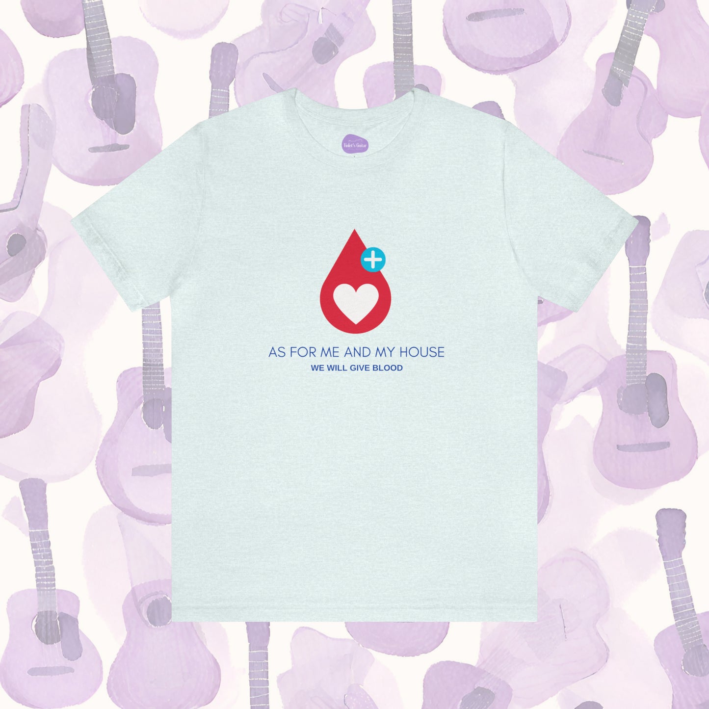 House of Heroes: 'As for Me and My House, We Will Donate Blood' Blood Donor Tee