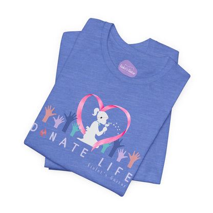 "Donate Life" Inspiring T-Shirt with Heartfelt Graphic Design