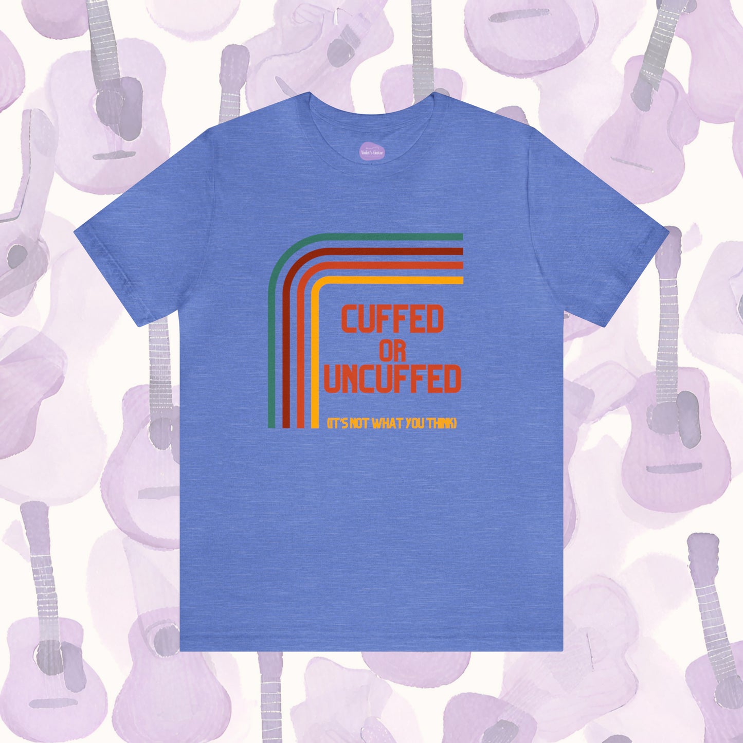 Cheeky Comfort for Trach Moms: 'Cuffed or Uncuffed' Retro Tshirt