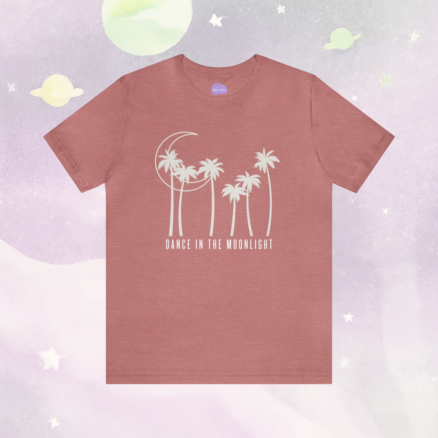 Twilight Serenity: 'Dance in the Moonlight' Palm Tee