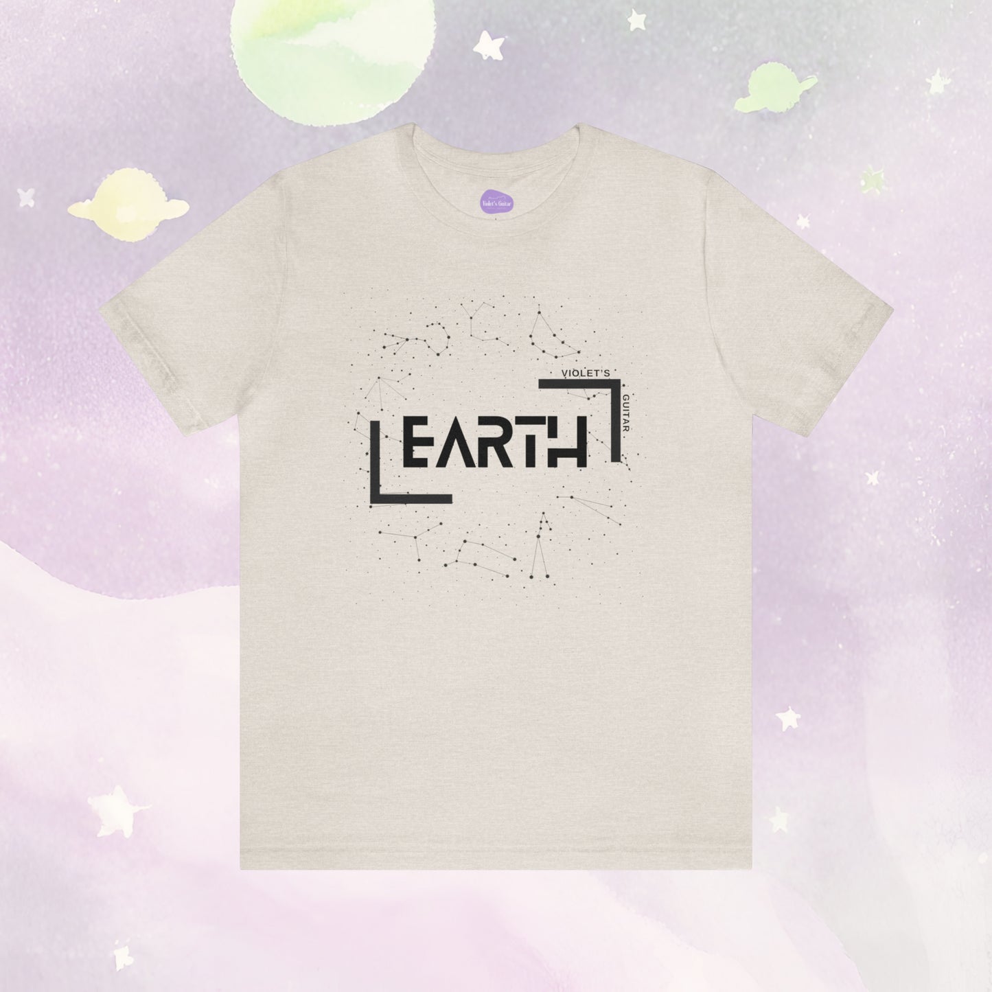 Celestial Elegance: 'Earth' Constellation T-Shirt