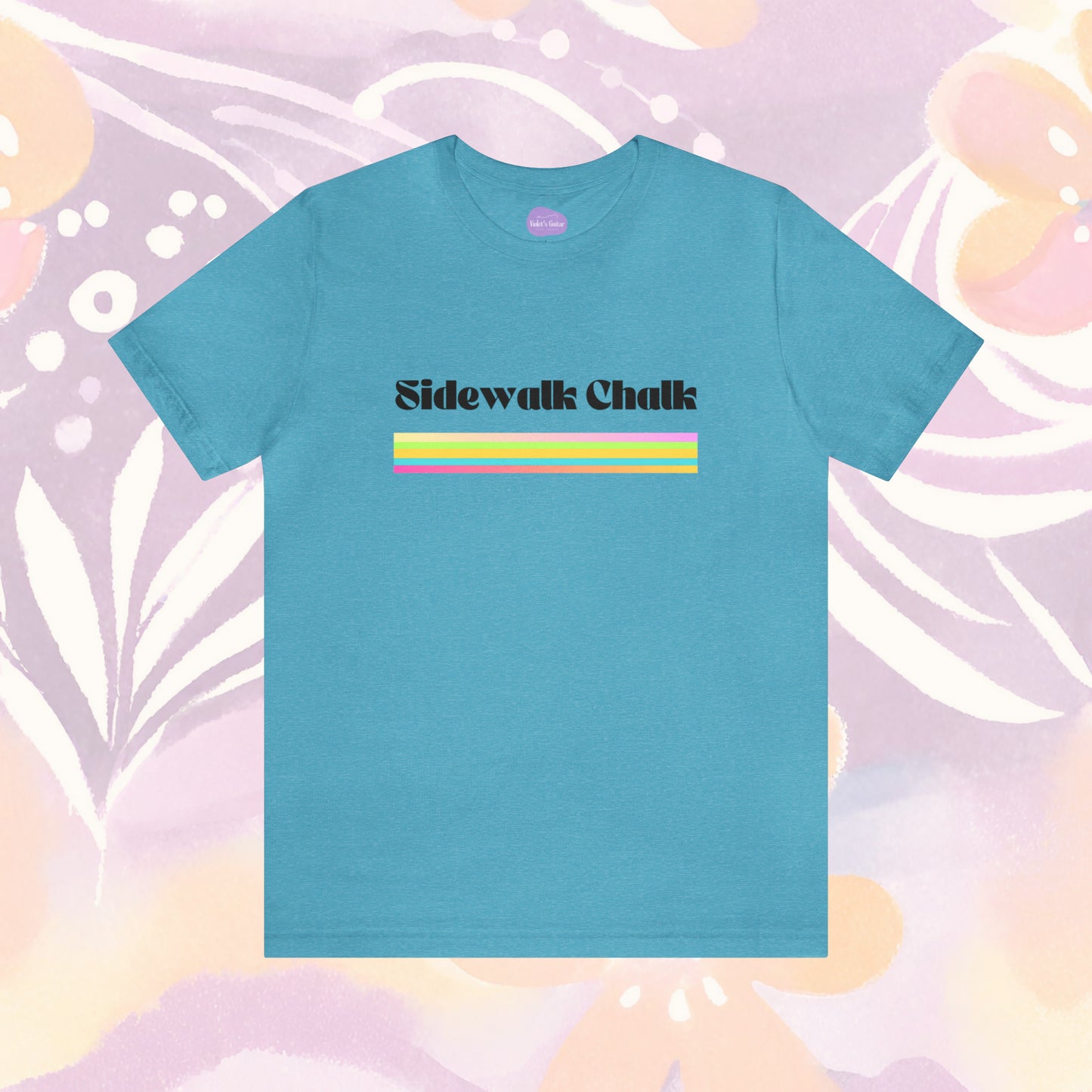 Nostalgic Vibes: Sidewalk Chalk Retro T-Shirt