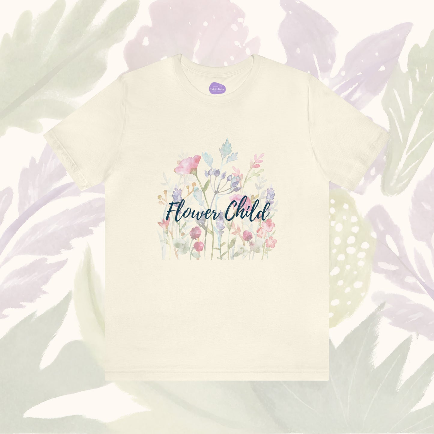 Blossom in Style: Flower Child Delicate T-Shirt