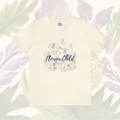 Blossom in Style: Flower Child Delicate T-Shirt