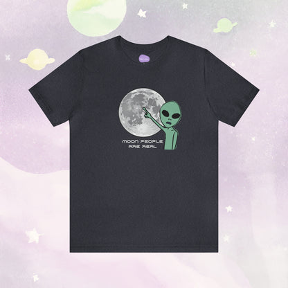 Lunar Whimsey: 'Moon People are Real' Tee