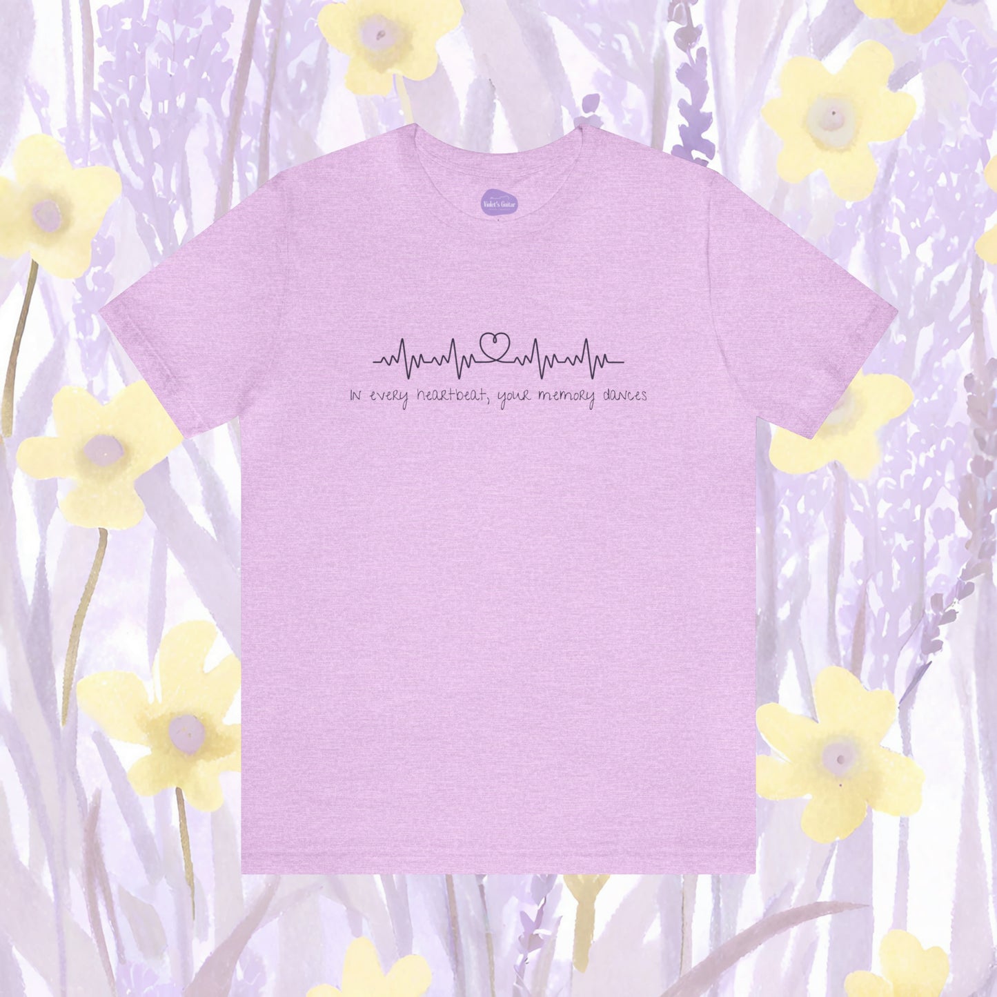 Whispers of the Heart: Heartbeat Harmony Tee