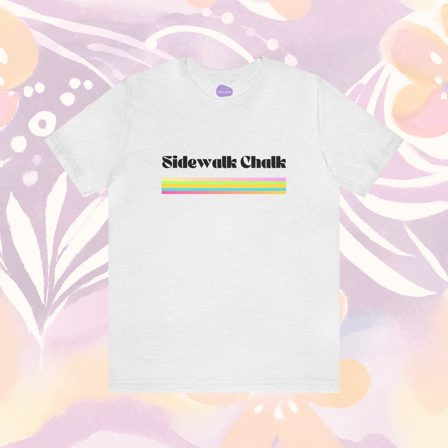 Nostalgic Vibes: Sidewalk Chalk Retro T-Shirt