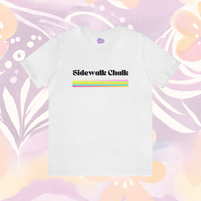 Nostalgic Vibes: Sidewalk Chalk Retro T-Shirt