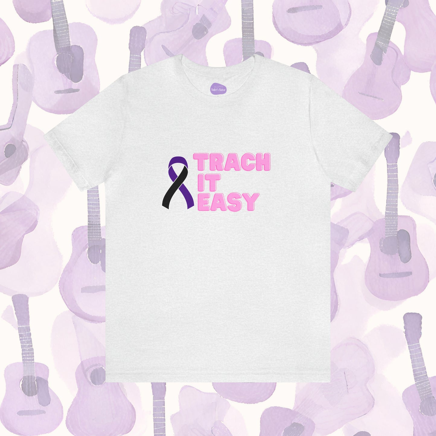 Breathe Easy, Live Bold: 'Trach It Easy' Tracheostomy Ribbon Tee