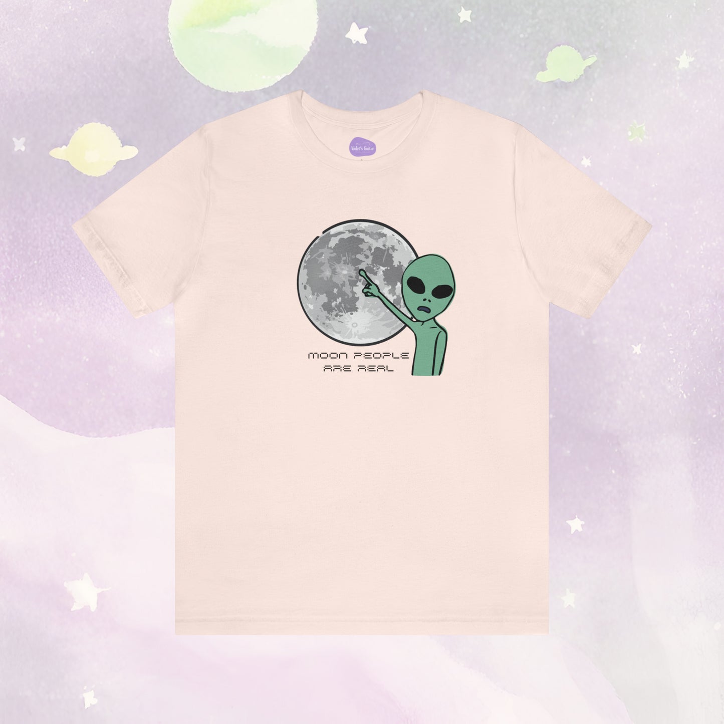 Lunar Whimsey: 'Moon People are Real' Tee