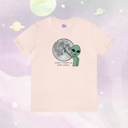 Lunar Whimsey: 'Moon People are Real' Tee