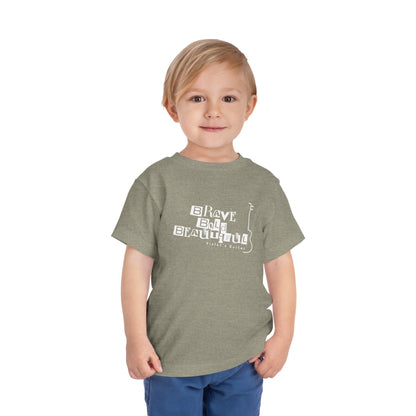 Toddler "Brave, Bold & Beautiful" Guitar Tee