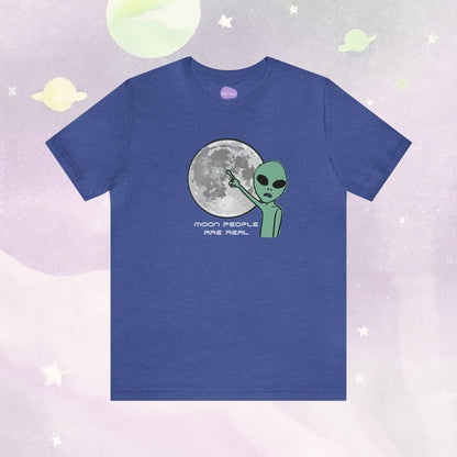 Lunar Whimsey: 'Moon People are Real' Tee