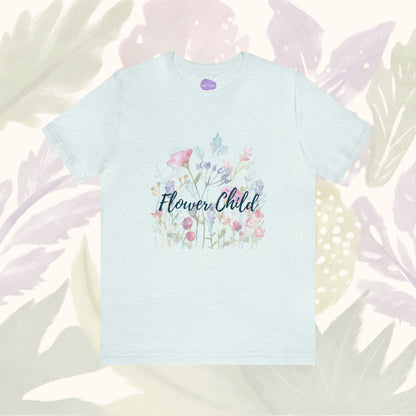 Blossom in Style: Flower Child Delicate T-Shirt