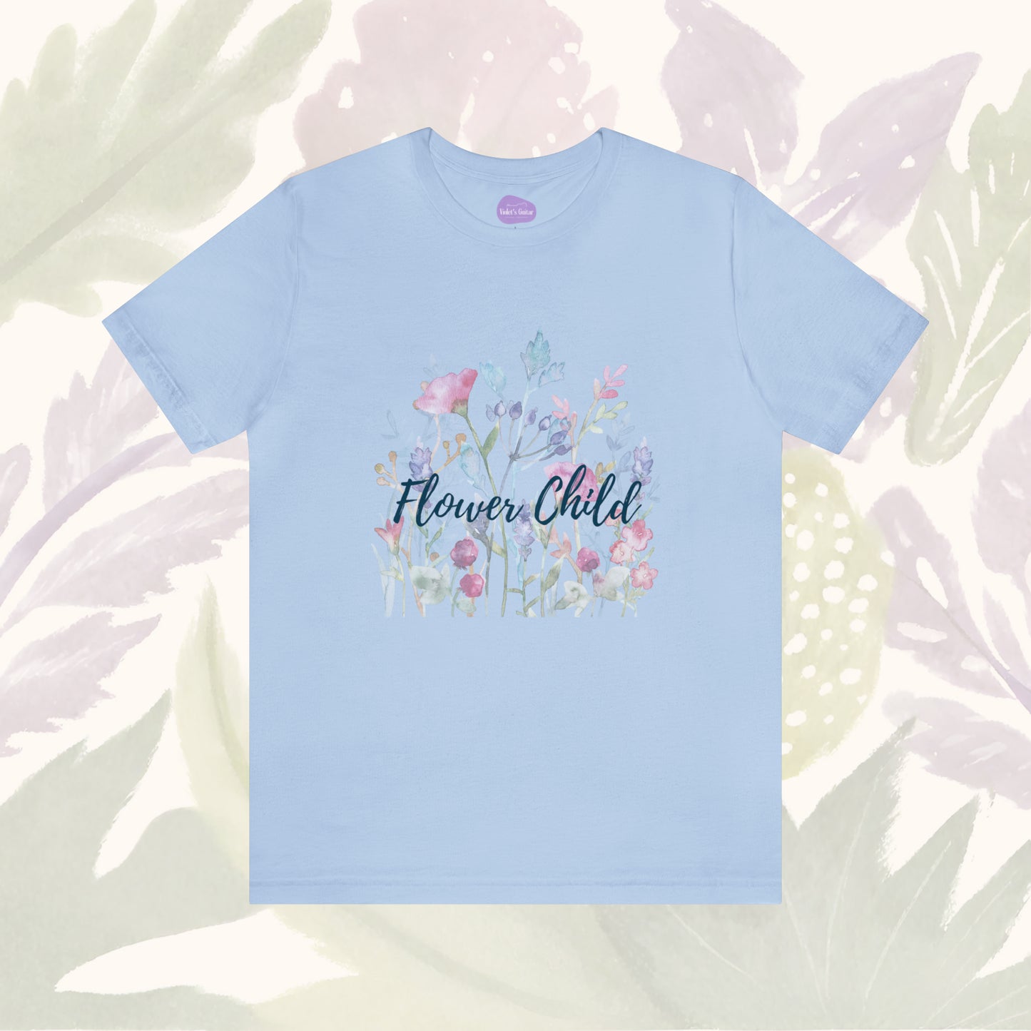 Blossom in Style: Flower Child Delicate T-Shirt