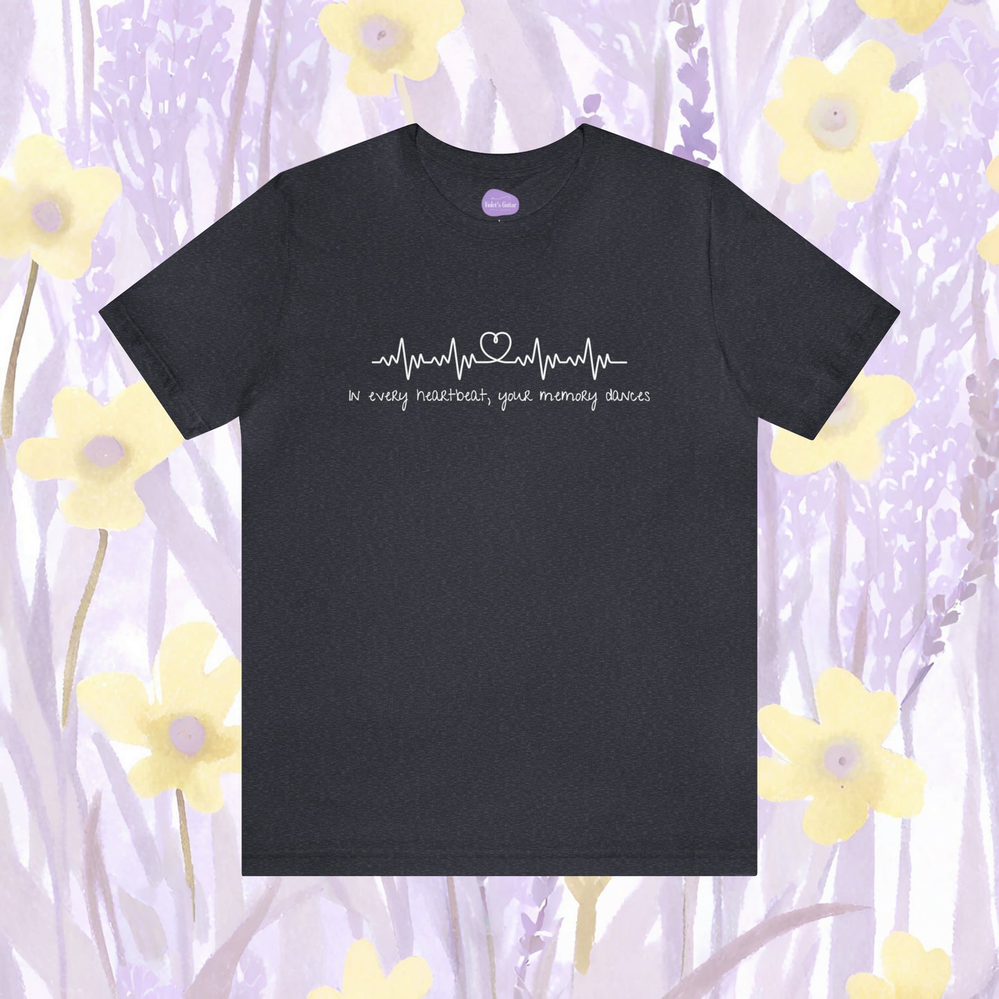 Whispers of the Heart: Heartbeat Harmony Tee