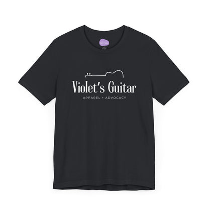 Finished half guitar logo