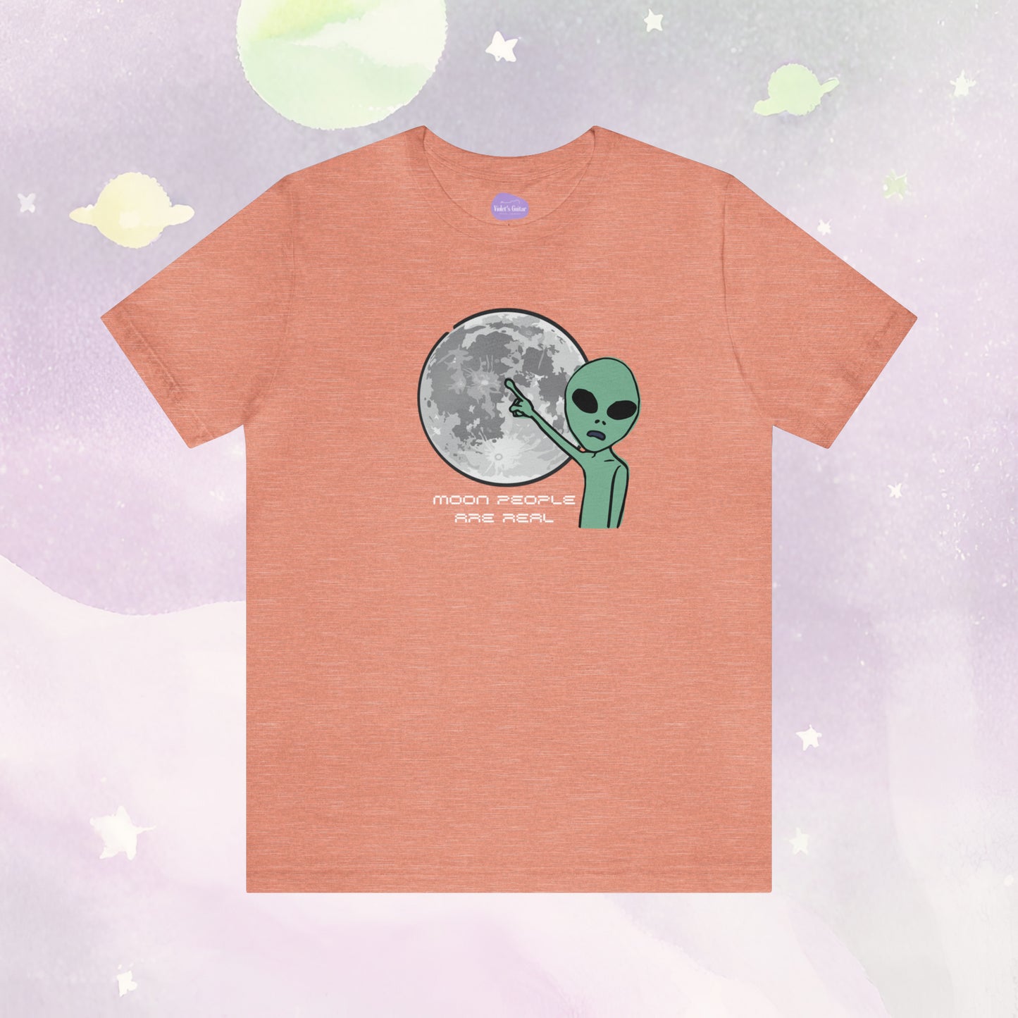 Lunar Whimsey: 'Moon People are Real' Tee