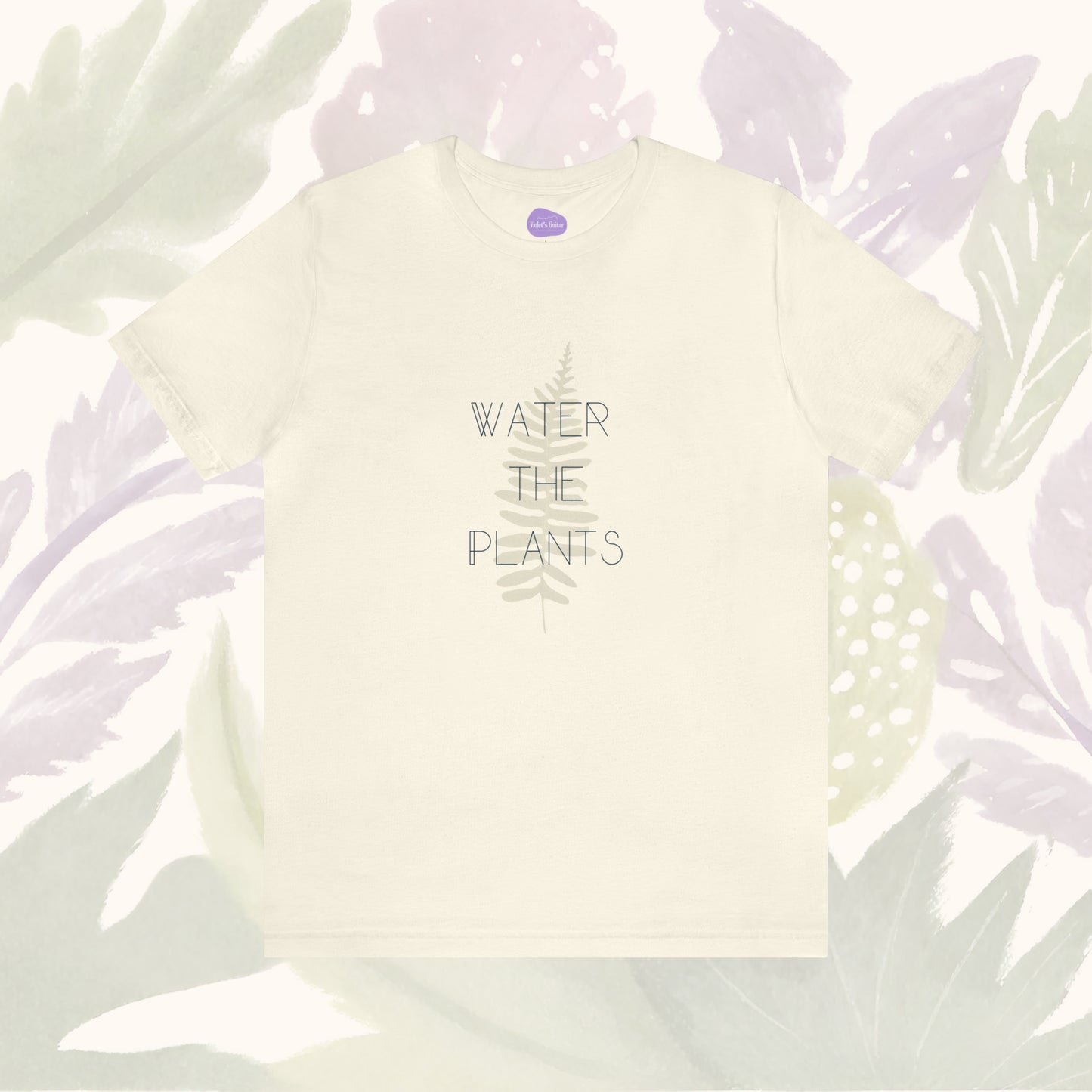 Green Thumb Essential: 'Water the Plants' Simple T-Shirt